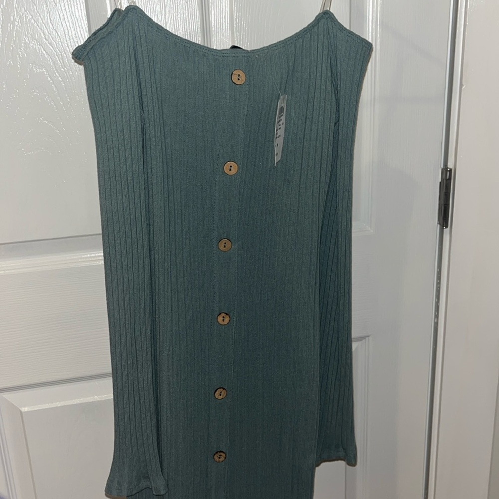 Off the shoulder sweater dress